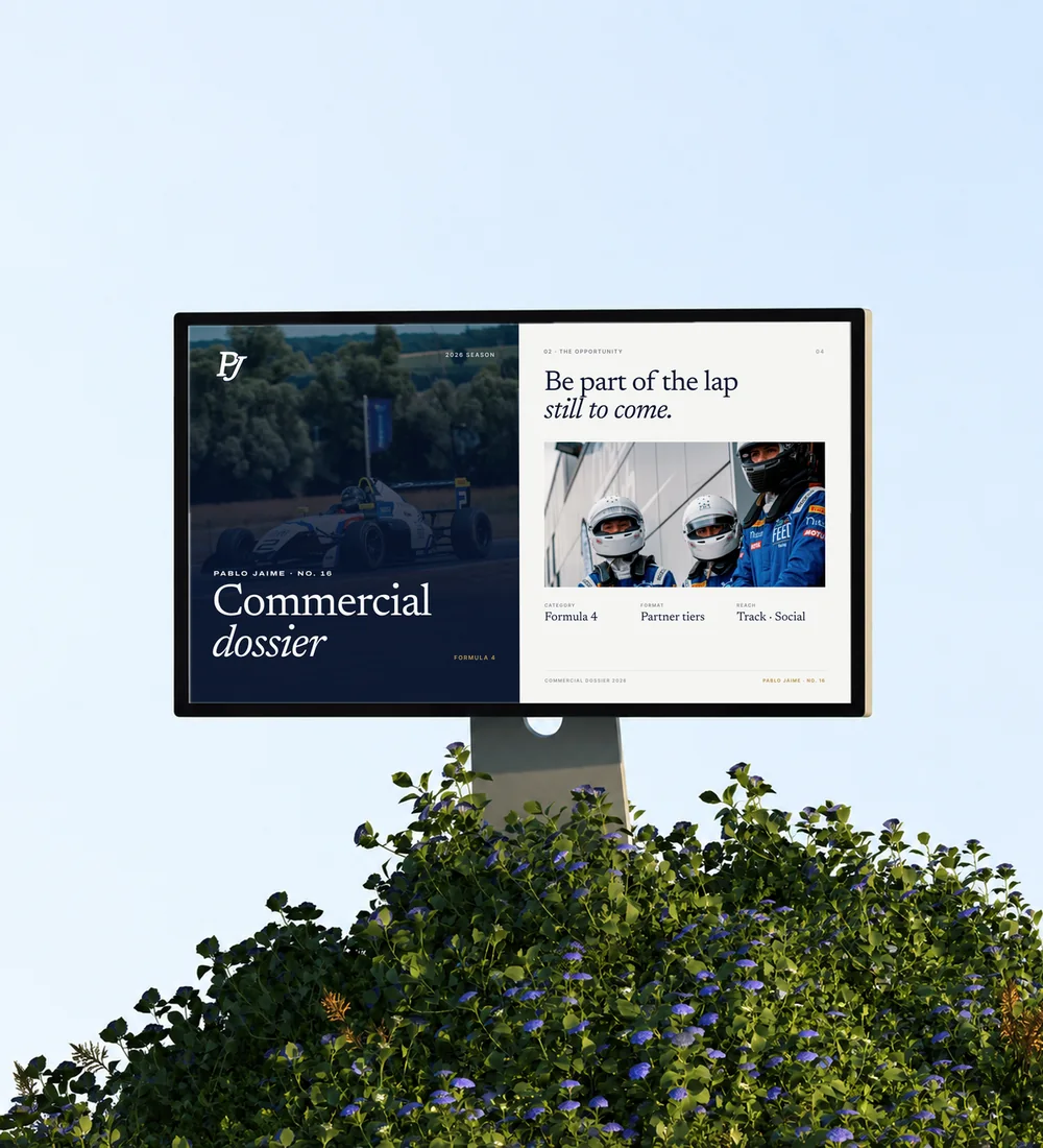 Commercial dossier for Pablo Jaime